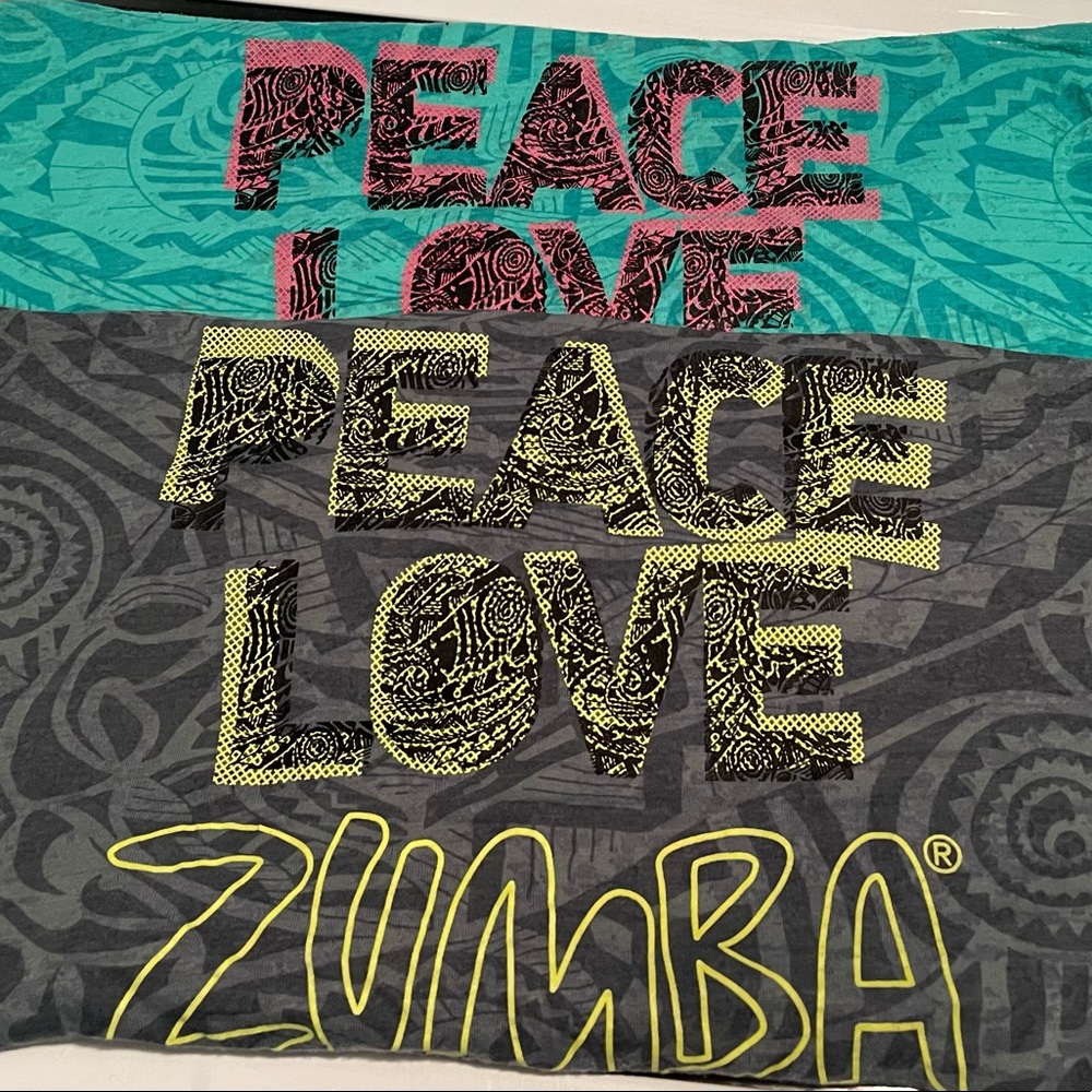 Lot of 2 Zumba Tank Tops